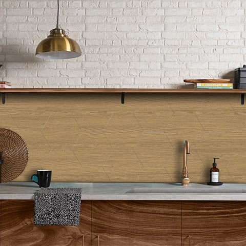 Natural Brown Faux Wood Wallpaper for Interior Decoration Natural Brown Faux Wood Wallpaper for Interior Decoration