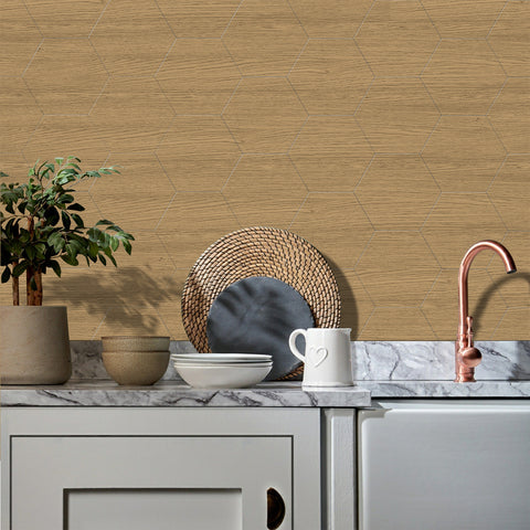 Waterproof Natural Brown Faux Wood Wallpaper Waterproof Natural Brown Faux Wood Wallpaper