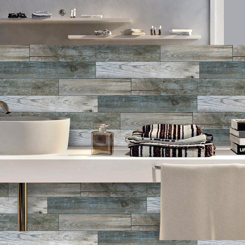 Ocean Inspired Blue Wood Wallpaper for Wall Decoration Ocean Inspired Blue Wood Wallpaper for Wall Decoration