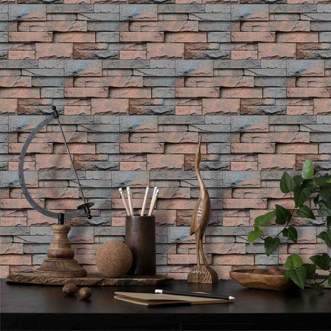Gray and White Stone Wall Stickers Waterproof Tile Stickers for Kitchen Backsplash and Bathroom Gray and White Stone Wall Stickers Waterproof Tile Stickers for Kitchen Backsplash and Bathroom