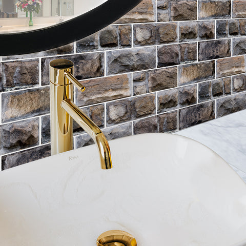 Dark Brown Splicing Marble Texture Floor Stickers Peel and Stick Dark Brown Splicing Marble Texture Floor Stickers Peel and Stick