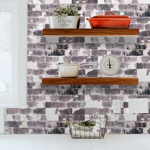 Light Purple Splicing Marble Texture Floor Stickers Peel and Stick Light Purple Splicing Marble Texture Floor Stickers Peel and Stick