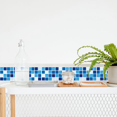 Blue Stone Wallpaper Stonelike Mosaic Wall Tiles Fresh Sticker Peel and Stick Blue Stone Wallpaper Stonelike Mosaic Wall Tiles Fresh Sticker Peel and Stick