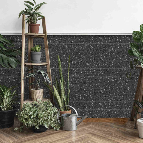 Midnight Black Terrazzo Peel and Stick Tile Stickers for Kitchen Backsplash and Bathroom Midnight Black Terrazzo Peel and Stick Tile Stickers for Kitchen Backsplash and Bathroom