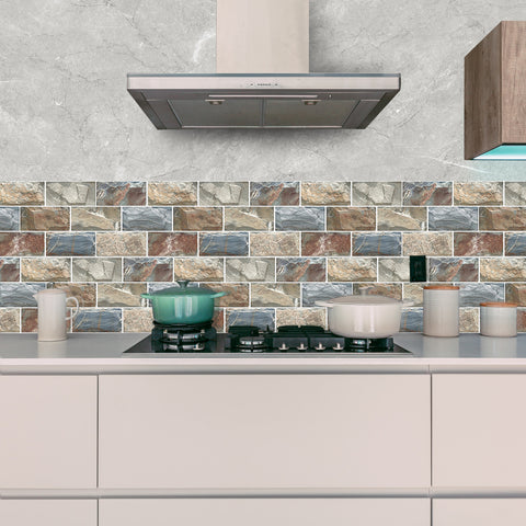 Light Beige Splicing Marble Texture Floor Stickers Peel and Stick Light Beige Splicing Marble Texture Floor Stickers Peel and Stick