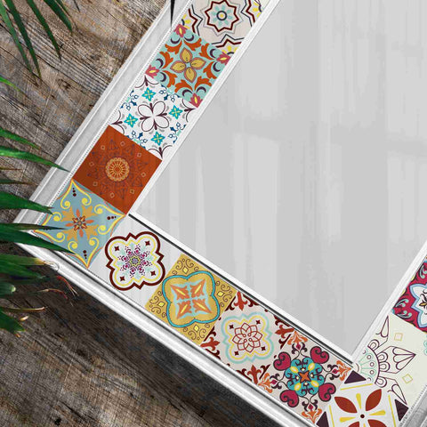 24pcs Floral Flower Wall Tile Paper Peel and Stick Removable Waterproof Wallpaper for Cabinet Kitchen Bathroom 24pcs Floral Flower Wall Tile Paper Peel and Stick Removable Waterproof Wallpaper for Cabinet Kitchen Bathroom