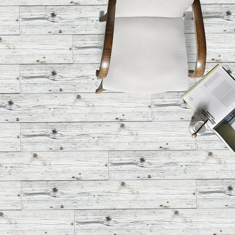 Waterproof Light Gray Reclaimed Wood Wallpaper for Floor Renovation Waterproof Light Gray Reclaimed Wood Wallpaper for Floor Renovation