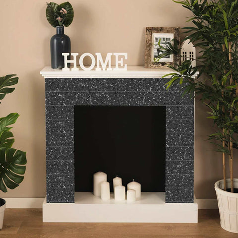 Midnight Black Terrazzo Peel and Stick Tile Stickers for Kitchen Backsplash and Bathroom Midnight Black Terrazzo Peel and Stick Tile Stickers for Kitchen Backsplash and Bathroom