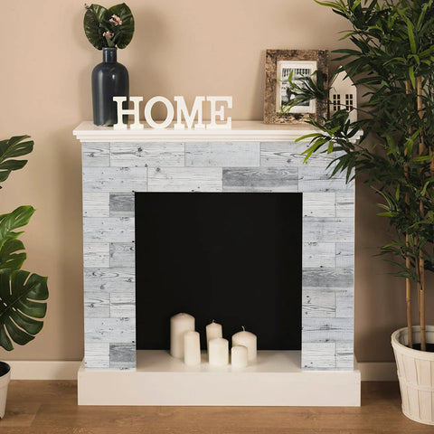 Light Grey Weathered Wallpaper Wooden for Interior Decoration Light Grey Weathered Wallpaper Wooden for Interior Decoration