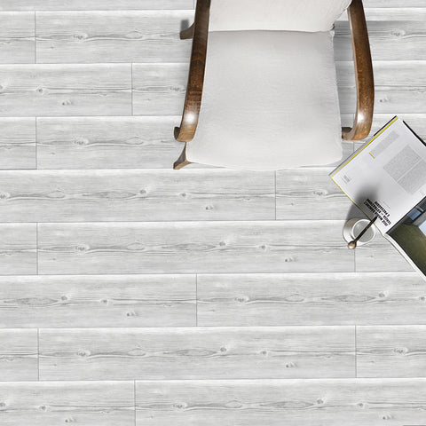 Waterproof Light Gray Andwhite Oak Wood Wallpaper for Floor Renovation Waterproof Light Gray Andwhite Oak Wood Wallpaper for Floor Renovation