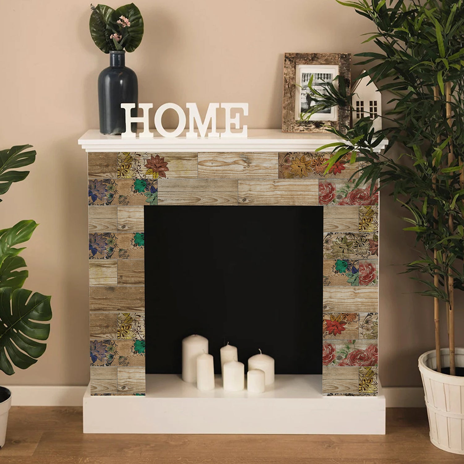 Flower Oak Wood Veneer Wallpaper for Interior Decoration Flower Oak Wood Veneer Wallpaper for Interior Decoration