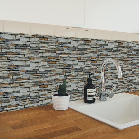 Gray Splicing Marble Texture Floor Stickers Peel and Stick Gray Splicing Marble Texture Floor Stickers Peel and Stick