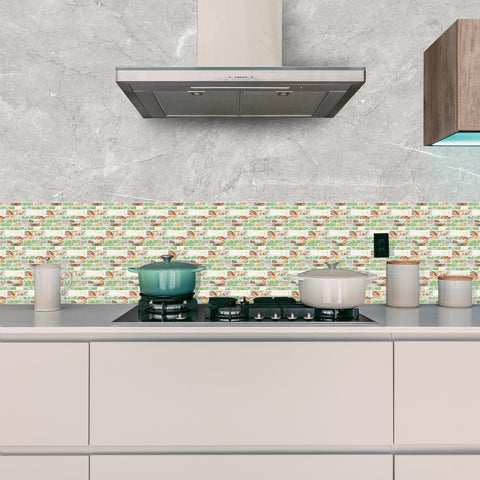 Light Green Splicing Marble Texture Floor Stickers Peel and Stick Light Green Splicing Marble Texture Floor Stickers Peel and Stick