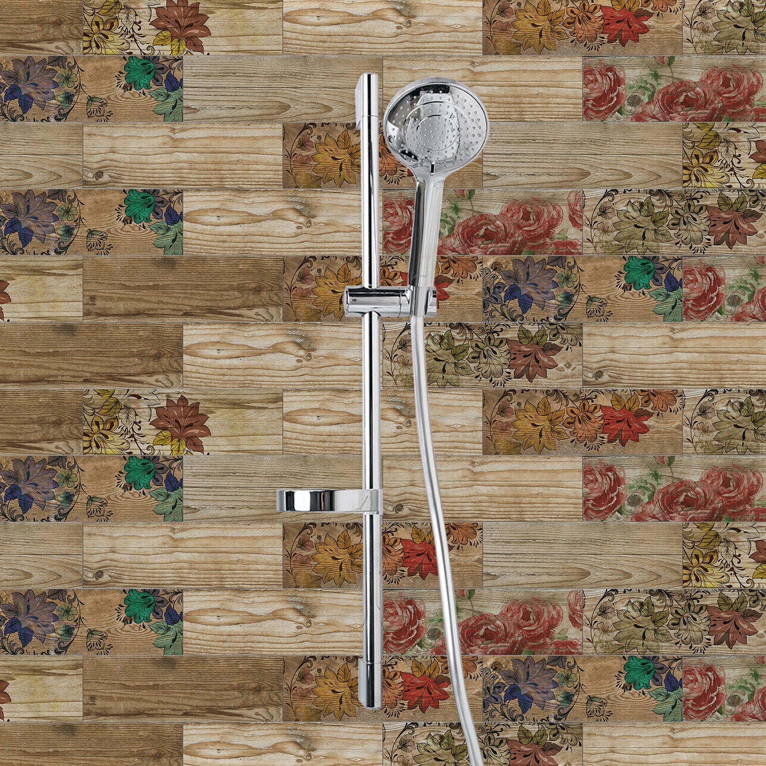 Waterproof Flower Oak Wood Veneer Wallpaper for Bathroom Waterproof Flower Oak Wood Veneer Wallpaper for Bathroom