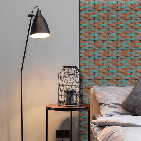 Green and Orange Marble Textured Floor Stickers Elegant Peel and Stick 6pcs Green and Orange Marble Textured Floor Stickers Elegant Peel and Stick 6pcs