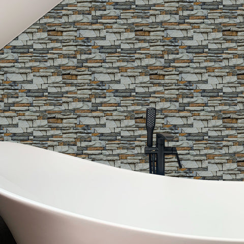 Gray Splicing Marble Texture Floor Stickers Peel and Stick Gray Splicing Marble Texture Floor Stickers Peel and Stick