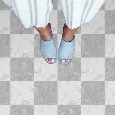 DIY Flooring for Kitchen, Dining Room, Bedrooms & Bathrooms, 12" x 12", Peel and Stick Floor Tile Black and White, (5pcs) DIY Flooring for Kitchen, Dining Room, Bedrooms & Bathrooms, 12" x 12", Peel and Stick Floor Tile Black and White, (5pcs)