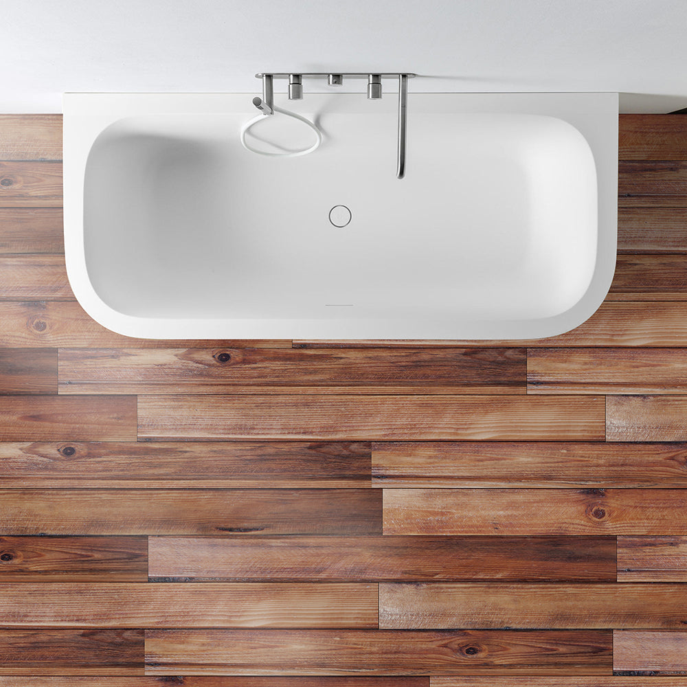 Self Adhesive Warm Brown Wood Wallpaper for Bathroom Self Adhesive Warm Brown Wood Wallpaper for Bathroom