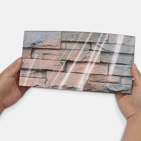 Gray and White Stone Wall Stickers Waterproof Tile Stickers for Kitchen Backsplash and Bathroom Gray and White Stone Wall Stickers Waterproof Tile Stickers for Kitchen Backsplash and Bathroom