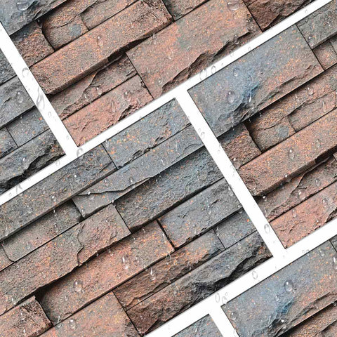 Gray and White Stone Wall Stickers Waterproof Tile Stickers for Kitchen Backsplash and Bathroom Gray and White Stone Wall Stickers Waterproof Tile Stickers for Kitchen Backsplash and Bathroom