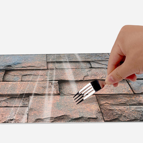 Gray and White Stone Wall Stickers Waterproof Tile Stickers for Kitchen Backsplash and Bathroom Gray and White Stone Wall Stickers Waterproof Tile Stickers for Kitchen Backsplash and Bathroom