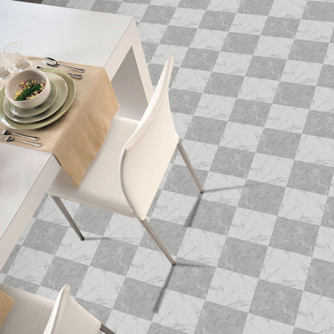 DIY Flooring for Kitchen, Dining Room, Bedrooms & Bathrooms, 12" x 12", Peel and Stick Floor Tile Black and White, (5pcs) DIY Flooring for Kitchen, Dining Room, Bedrooms & Bathrooms, 12" x 12", Peel and Stick Floor Tile Black and White, (5pcs)