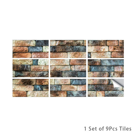 Blue Orange Splicing Marble Texture Floor Stickers Peel and Stick Countryside Blue Orange Splicing Marble Texture Floor Stickers Peel and Stick Countryside