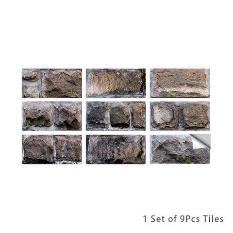 Dark Brown Splicing Marble Texture Floor Stickers Peel and Stick Dark Brown Splicing Marble Texture Floor Stickers Peel and Stick