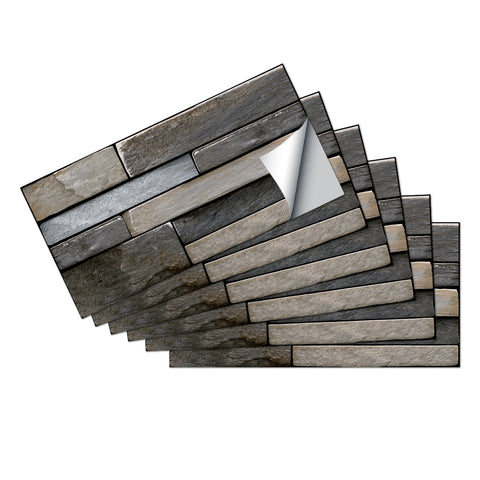 Rustic Peel and Stick Marble Floor Tiles Brown and Light Grey Country Style Rustic Peel and Stick Marble Floor Tiles Brown and Light Grey Country Style