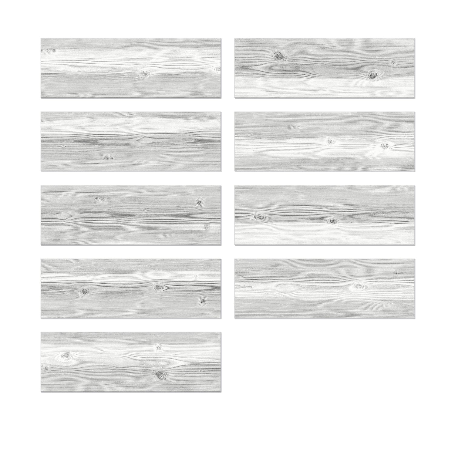Matte White Wood Wallpaper 9pcs Matte White Wood Wallpaper 9pcs