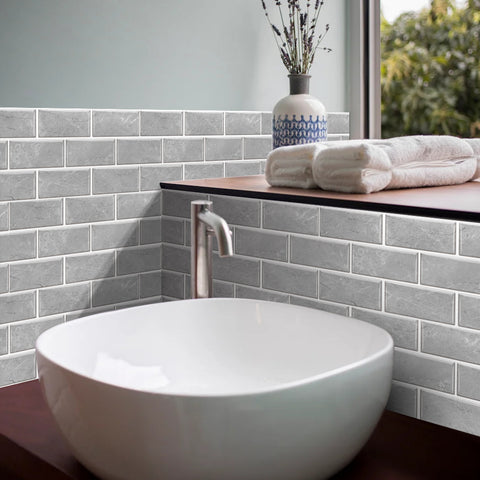 Light Grey Marble Textured Floor Stickers Warm Nature Peel and Stick 6pcs Light Grey Marble Textured Floor Stickers Warm Nature Peel and Stick 6pcs