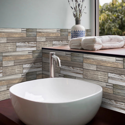 Modern Peel and Stick Marble Floor Tiles Brown and Grey Scandinavian Style Stickers Modern Peel and Stick Marble Floor Tiles Brown and Grey Scandinavian Style Stickers