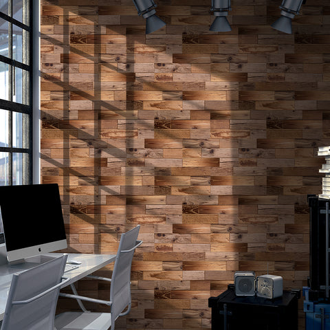 Sand Brown Rustic Wood Wallpaper Sand Brown Rustic Wood Wallpaper