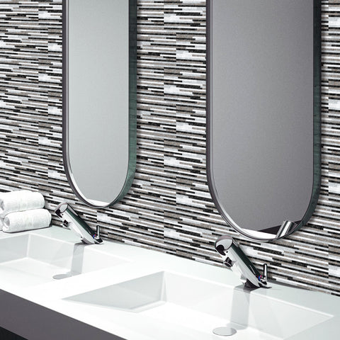 Light Grey Marble Textured Floor Stickers Elegant Peel and Stick 6pcs Light Grey Marble Textured Floor Stickers Elegant Peel and Stick 6pcs