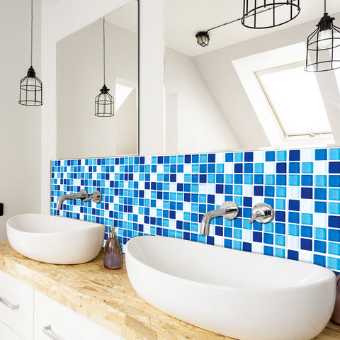 Blue Stone Wallpaper Stonelike Mosaic Wall Tiles Fresh Sticker Peel and Stick Blue Stone Wallpaper Stonelike Mosaic Wall Tiles Fresh Sticker Peel and Stick