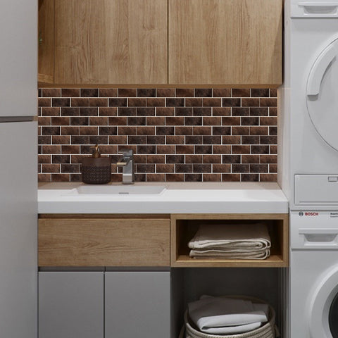 Dark Brown and Black Marble Textured Floor Stickers Rustic Peel and Stick Dark Brown and Black Marble Textured Floor Stickers Rustic Peel and Stick