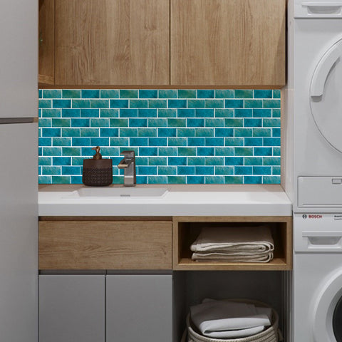 Fresh Blue Green Marble Textured Floor Stickers Rustic Warm Peel and Stick Fresh Blue Green Marble Textured Floor Stickers Rustic Warm Peel and Stick