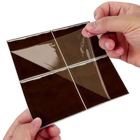 Kanagawa Brown Provence Wall Stickers Peel and Stick, Waterproof, Perfect for Kitchen, Bathroom, Stairs, and Backsplash Kanagawa Brown Provence Wall Stickers Peel and Stick, Waterproof, Perfect for Kitchen, Bathroom, Stairs, and Backsplash