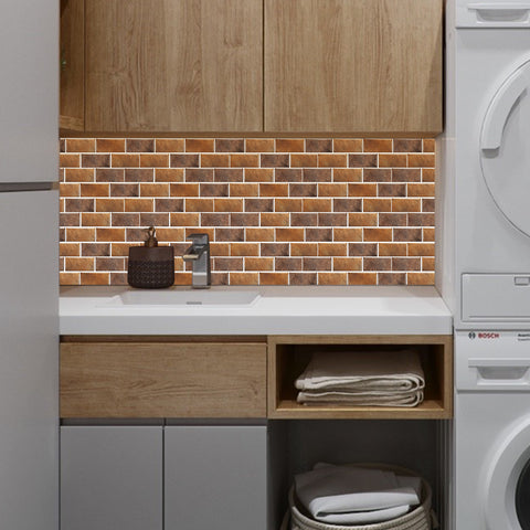 Warm Brown Marble Textured Floor Stickers Rustic Peel and Stick Warm Brown Marble Textured Floor Stickers Rustic Peel and Stick