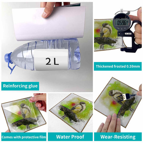 Decorative Bird and Flower Wall Decals - Provence Style Peel and Stick Tile Stickers, Waterproof and Removable, Unique Wall Decals for Kitchen  Bathroom Office, Indoor Decorative Bird and Flower Wall Decals - Provence Style Peel and Stick Tile Stickers, Waterproof and Removable, Unique Wall Decals for Kitchen  Bathroom Office, Indoor