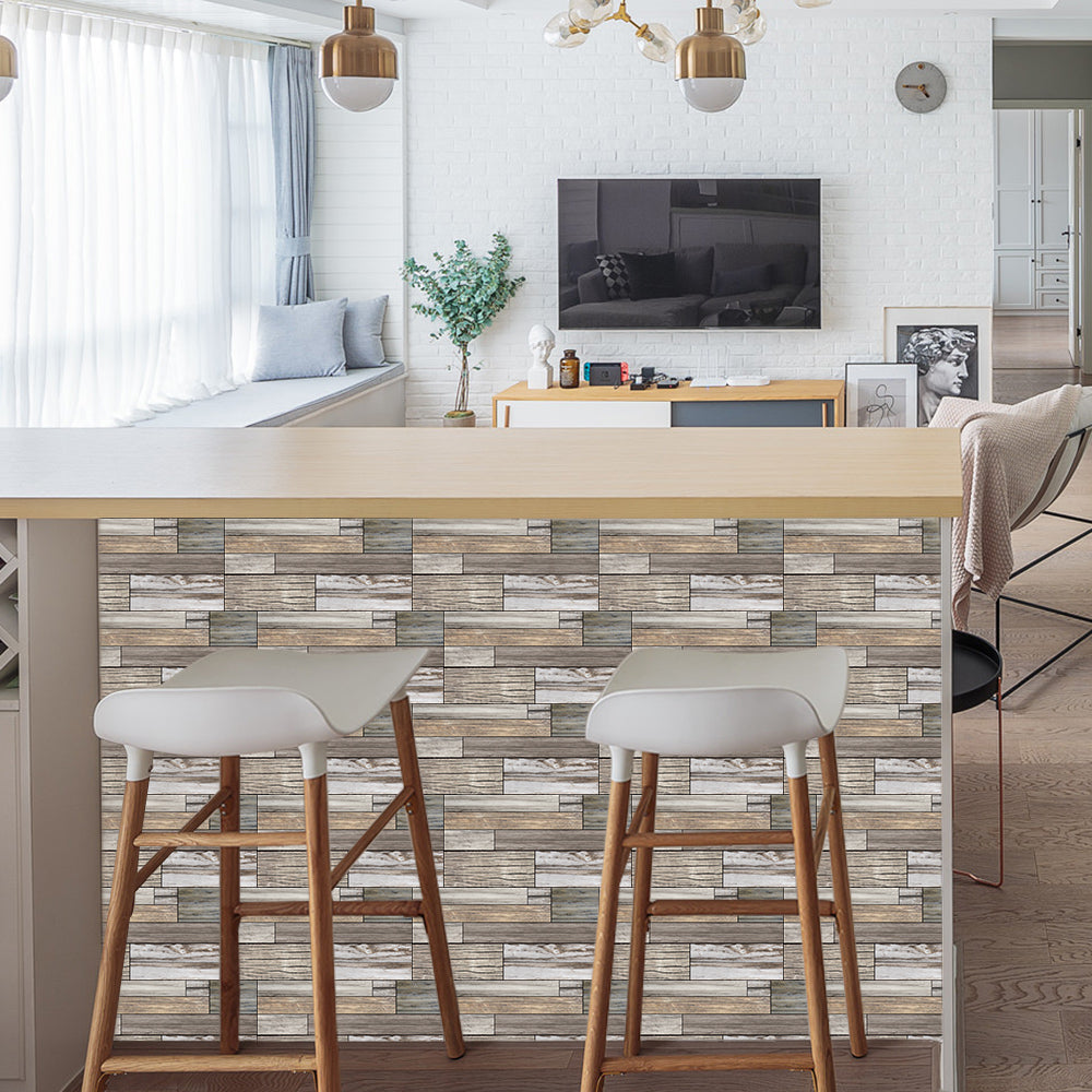 Subtle Grey Stick and Peel Wallpaper Wood for Wall Decoration Subtle Grey Stick and Peel Wallpaper Wood for Wall Decoration