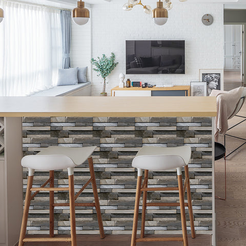 Rustic Peel and Stick Marble Floor Tiles Brown and Light Grey Country Style Rustic Peel and Stick Marble Floor Tiles Brown and Light Grey Country Style