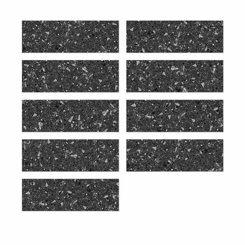 Midnight Black Terrazzo Peel and Stick Tile Stickers for Kitchen Backsplash and Bathroom Midnight Black Terrazzo Peel and Stick Tile Stickers for Kitchen Backsplash and Bathroom