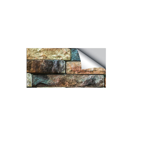 Blue Orange Splicing Marble Texture Floor Stickers Peel and Stick Countryside Blue Orange Splicing Marble Texture Floor Stickers Peel and Stick Countryside