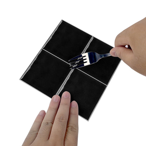 Garros Black Provence Wall Stickers Waterproof Peel and Stick Wall Tiles for Kitchen, Bathroom, and Home Decor Garros Black Provence Wall Stickers Waterproof Peel and Stick Wall Tiles for Kitchen, Bathroom, and Home Decor