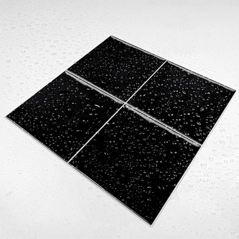 Garros Black Provence Wall Stickers Waterproof Peel and Stick Wall Tiles for Kitchen, Bathroom, and Home Decor Garros Black Provence Wall Stickers Waterproof Peel and Stick Wall Tiles for Kitchen, Bathroom, and Home Decor