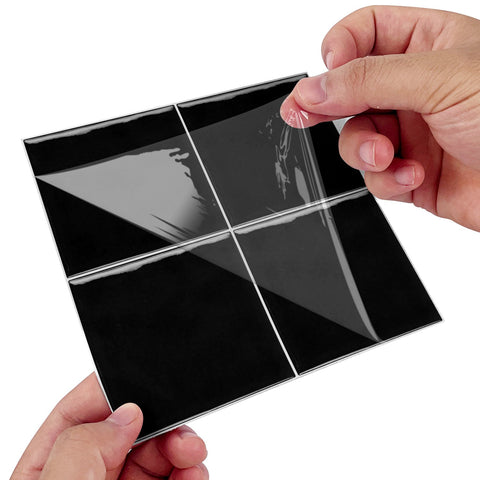 Garros Black Provence Wall Stickers Waterproof Peel and Stick Wall Tiles for Kitchen, Bathroom, and Home Decor Garros Black Provence Wall Stickers Waterproof Peel and Stick Wall Tiles for Kitchen, Bathroom, and Home Decor