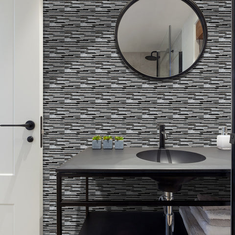 Light Grey Marble Textured Floor Stickers Elegant Peel and Stick 6pcs Light Grey Marble Textured Floor Stickers Elegant Peel and Stick 6pcs