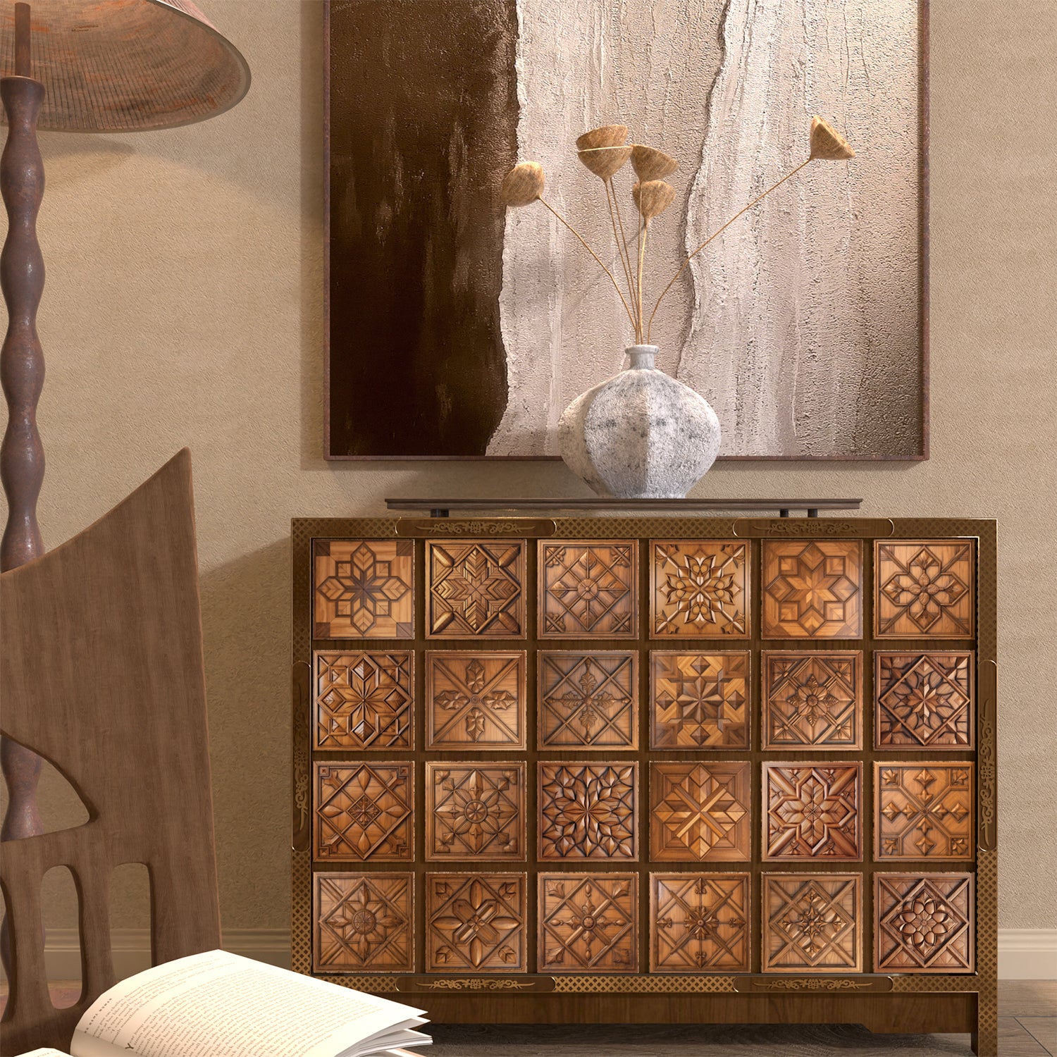 Warm Honey Oak Wood Grain Wallpaper for Furniture Renovation Warm Honey Oak Wood Grain Wallpaper for Furniture Renovation