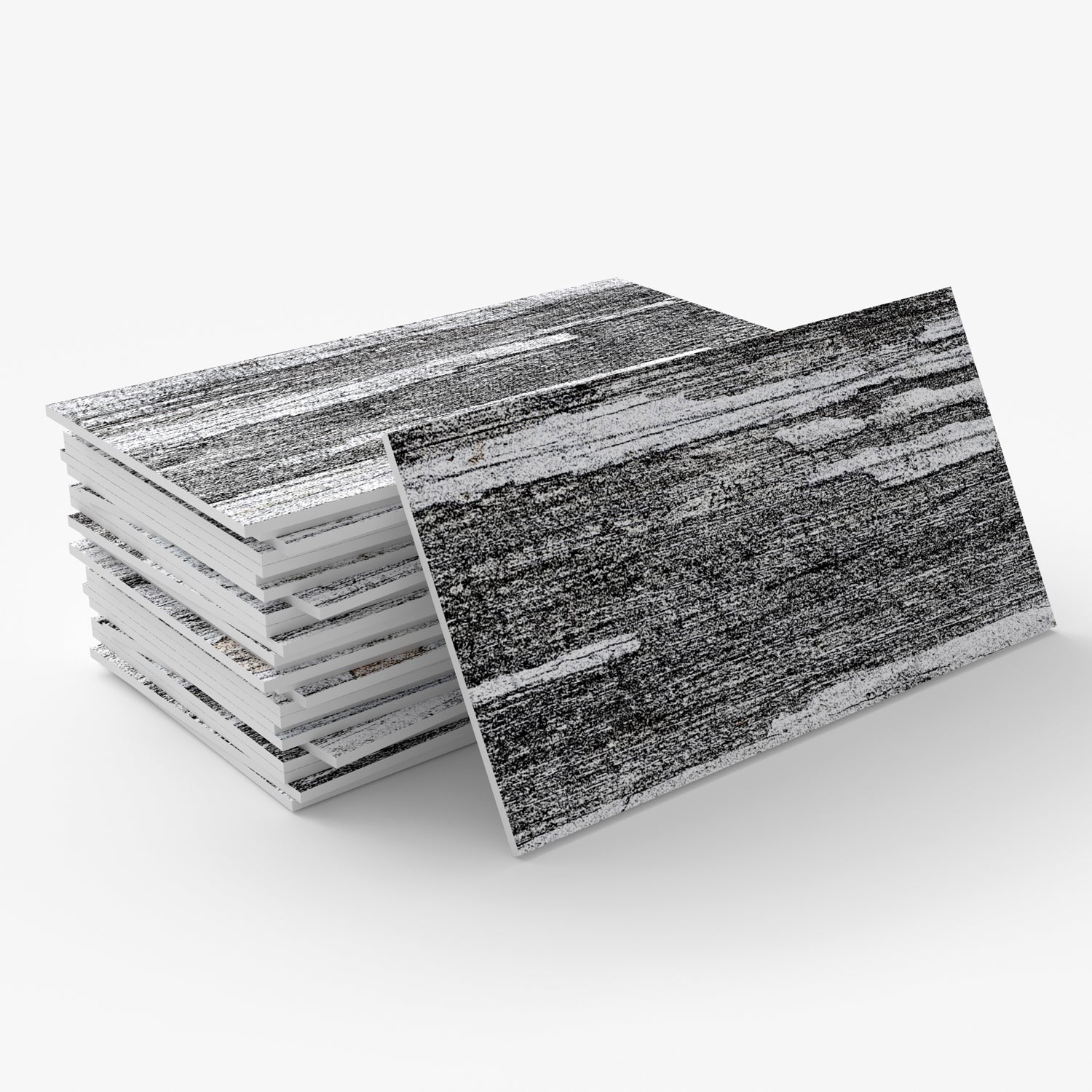 Gray Wood Effect PET Foam Wallpaper Size-3"×6" 8cm×15cm Gray Wood Effect PET Foam Wallpaper Size-3"×6" 8cm×15cm